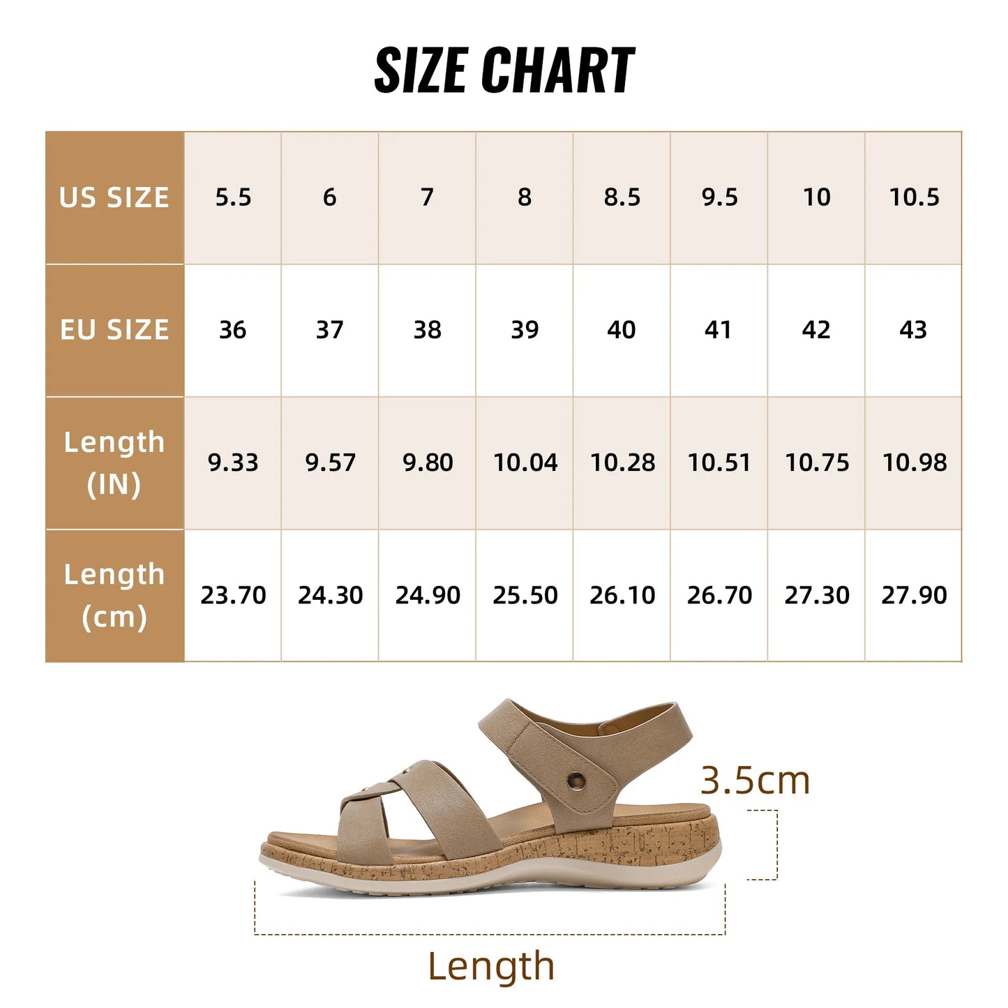 Women Open Toe Flat Sandals Arch Support Adjustable Comfort Summer Beach Casual Walking Shoes