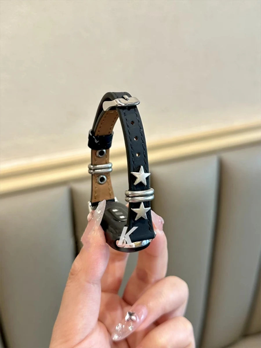 Leather Loop For Xiaomi Band 9 Watch Band for Xiaomi Band 8 New Design Band for Xiaomi Smart Band 10 NFC Band Accessories