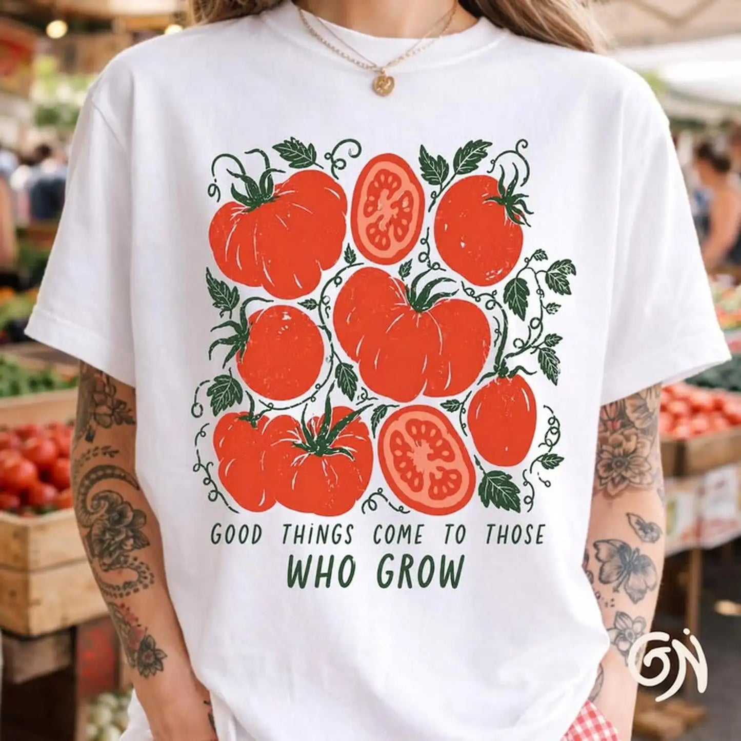Tomato Shirt, Blue Shirt, Fruit Women's Shirt, Plant House E1Core T-Shirt, Garden Unisex Shirt, Inspirational Quotes