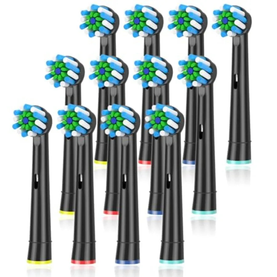 Replacement Brush Heads Fit for Braun Oral b, Compatible with Oral-B Pro 1000/2000/3000/5000/6000 Smart and Genius Electric Too
