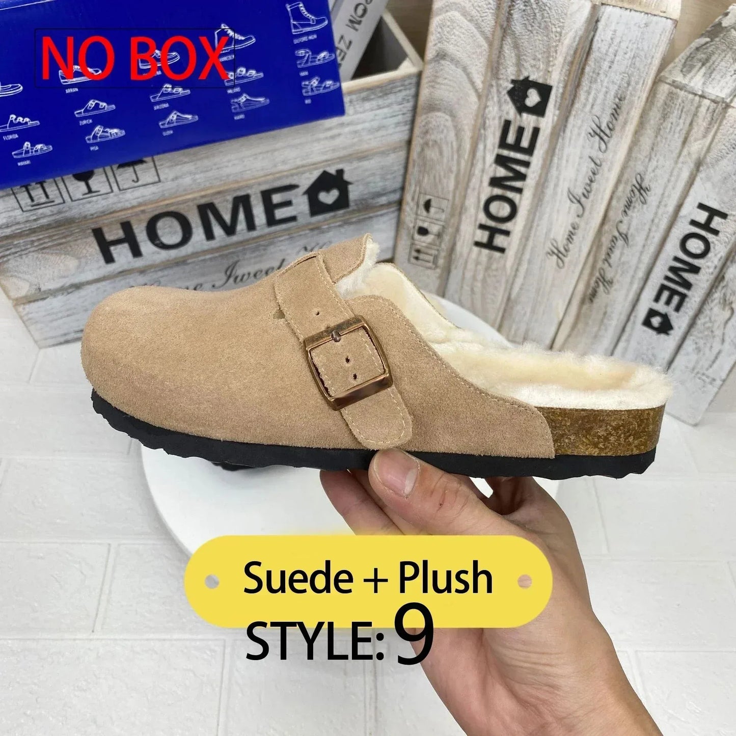Summer Soft Footbed Suede Sandals Women And Men Fashion All-Match Couples