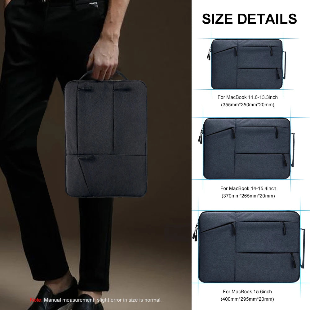 Laptop Notebook Case Tablet Sleeve Cover Bag 12 13 14 15 16 inch For Matebook Air Pro 15.4 15.6 for Xiaomi Huawei HP Dell