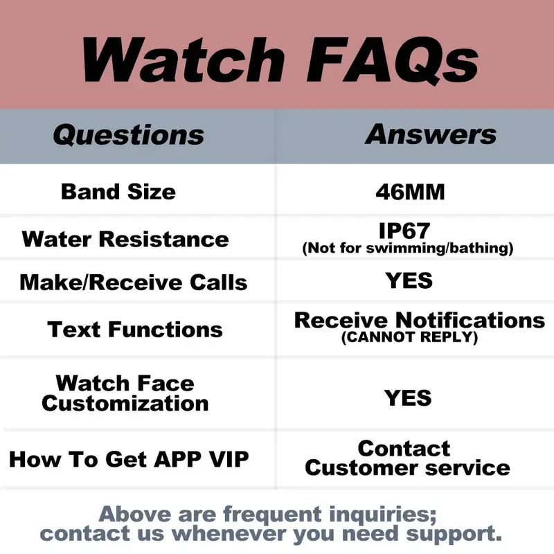 Smart Watch For Women Men, 1.83'' HD Full Touch Screen Wireless Calling Smartwatch (Answer/Make Call), Activity Tracker, 100+ Sport Modes, Pedometer, Message Alerts, Sport Fitness Tracker，Compatible With Iphone.Holiday Gift