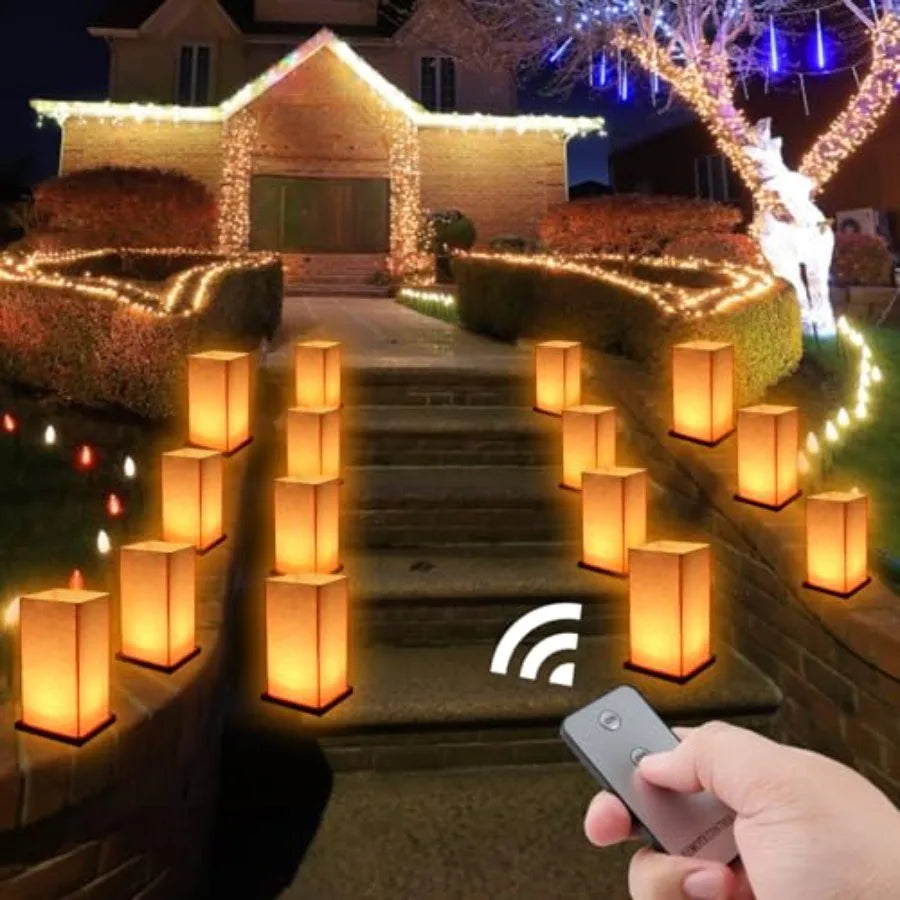 Pack Wooden Floating Paper Candle Lights, DIY Letters Tangled Lanterns Decorative Outdoor Candle Lantern for Wedding, Pool, Bir