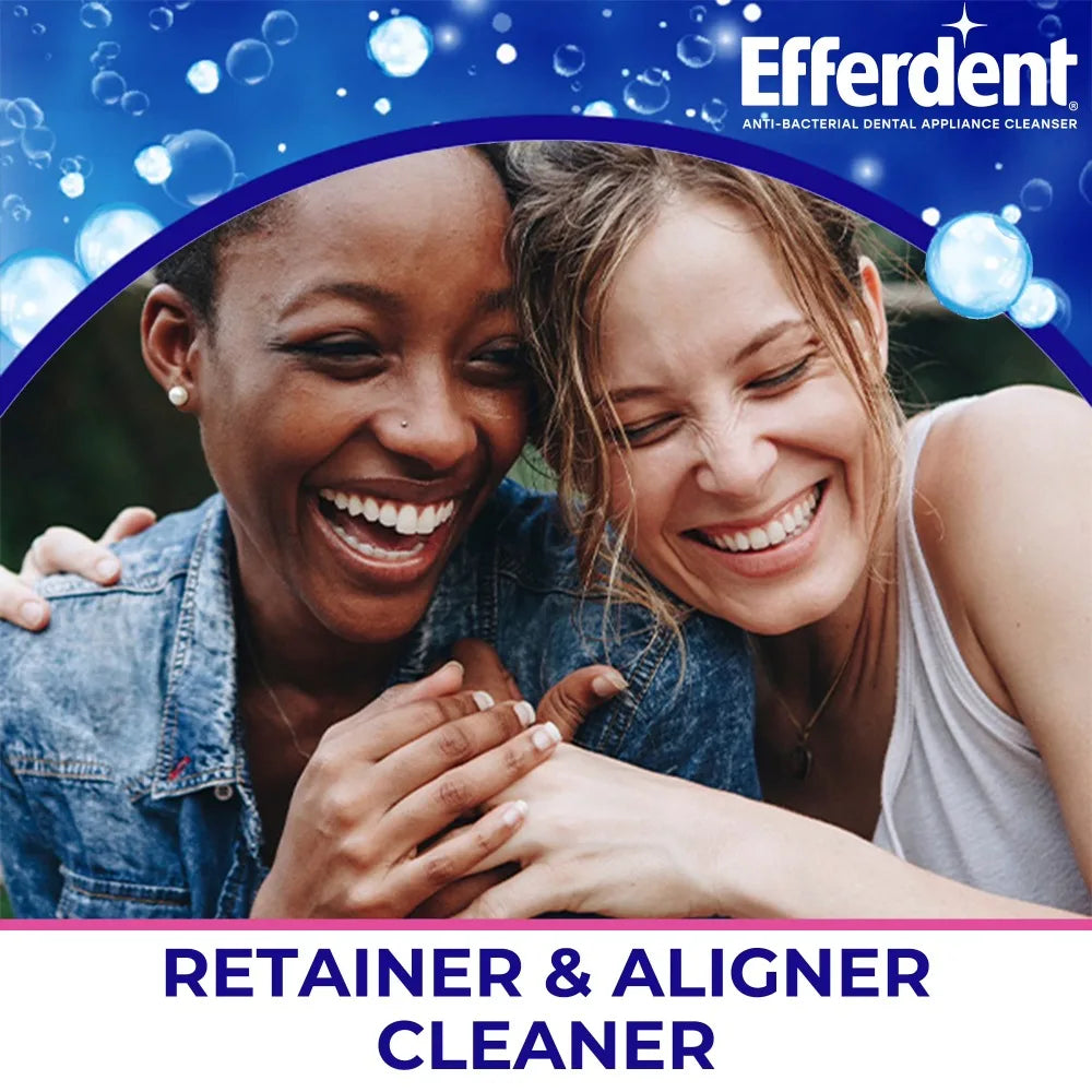 Denture Cleaner Tablets Retainer Cleaner Effervescent Tablets Minty Fresh Teeth Cleaning 126 Count