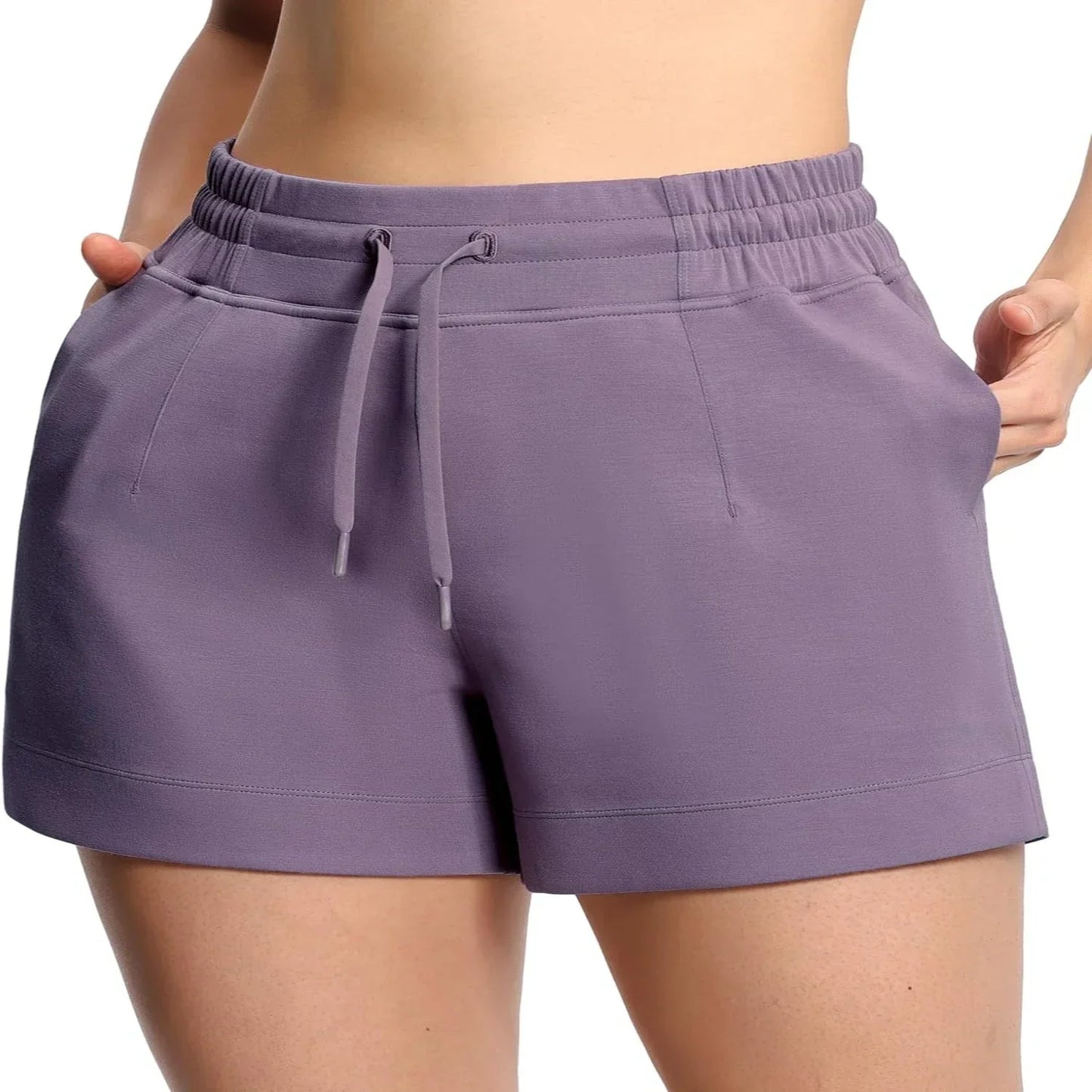 Luxurious, Sophisticated, and Versatile High-Waisted Drawstring Shorts - Effortlessly Elegant and Fashion-Forward Must-Have for