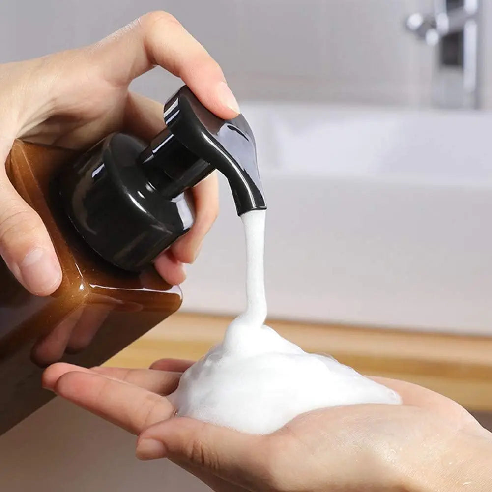 Foaming Soap Dispenser 450ml Refillable Pump Bottle for Liquid Soap Shampoo Body Wash 2 Pack