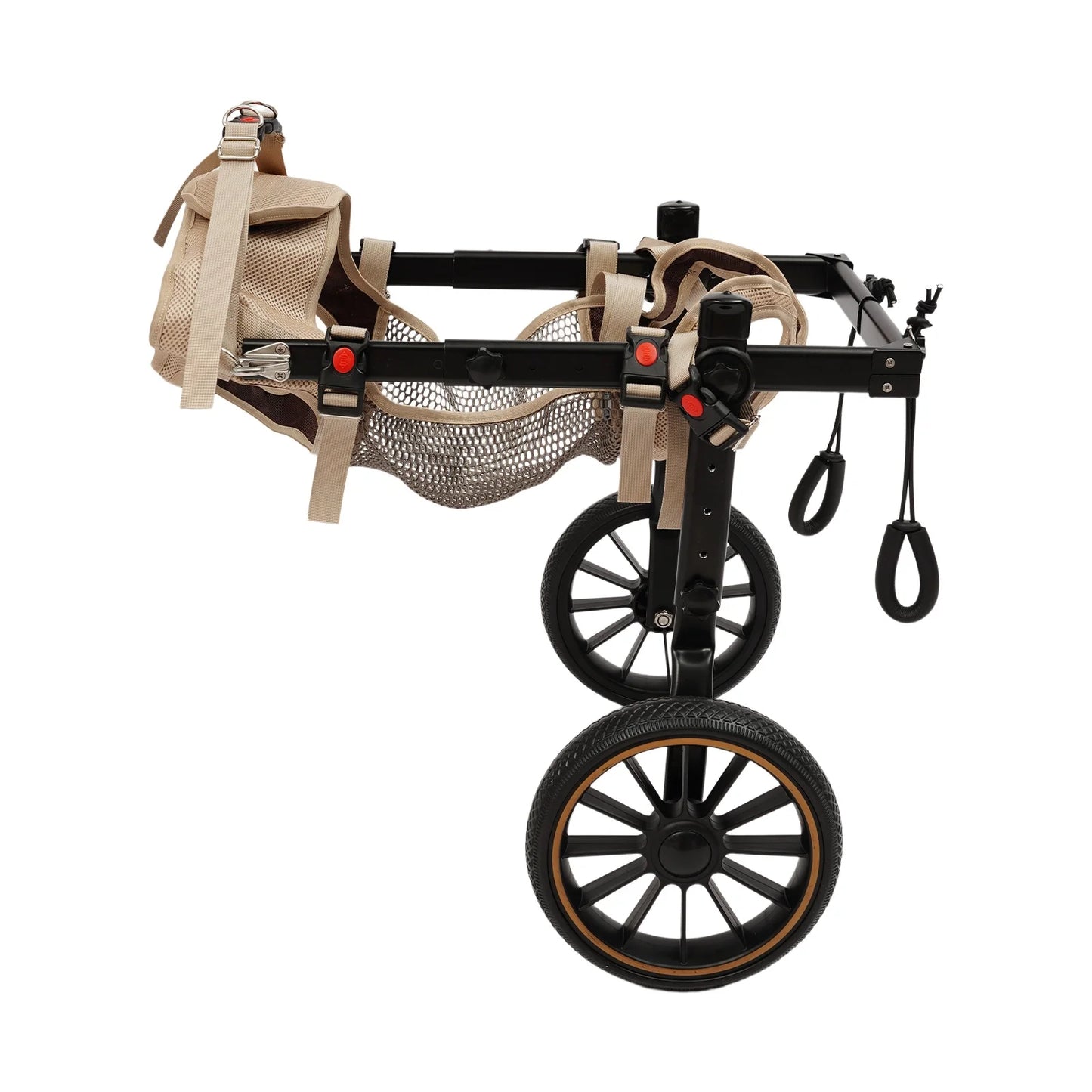 XXL Size‎ Pet Walking Aid, Pet Rehabilitation Walking Aid, 2-wheel Dog Wheelchairs For Back Legs Overall Load-capacity Within 65kg
