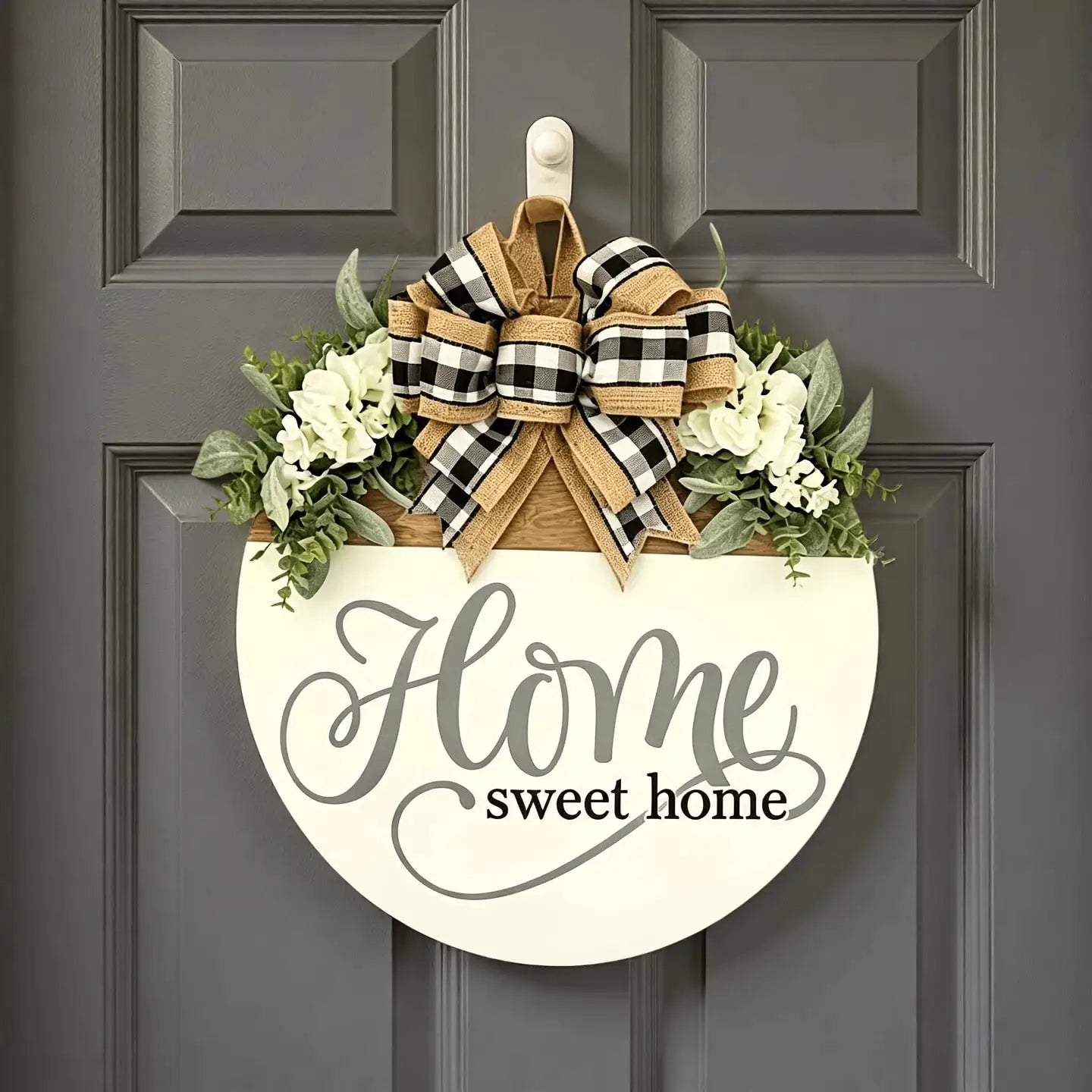 Front Door Decor |   Home Sweet Home |   Year Round Wreath |   Door Hanger |   Front Door Wreath |   Welcome Wreath |   Hanger |   Door Wreath
