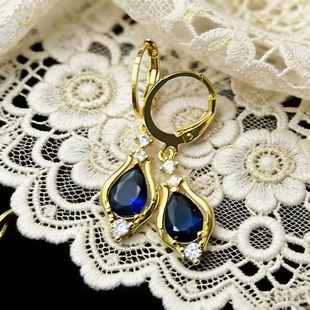 1 Pair Luxury Elegant Water Drop Cubic Zirconia Earrings, Versatile Daily Wear Jewelry Gift For Mother's Day
