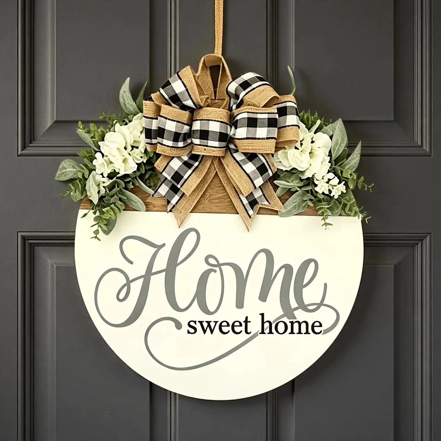 Front Door Decor |   Home Sweet Home |   Year Round Wreath |   Door Hanger |   Front Door Wreath |   Welcome Wreath |   Hanger |   Door Wreath