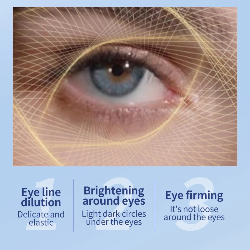 Rejuvenating Electric Massage Eye Cream For Wrinkles Fine Lines Hydration