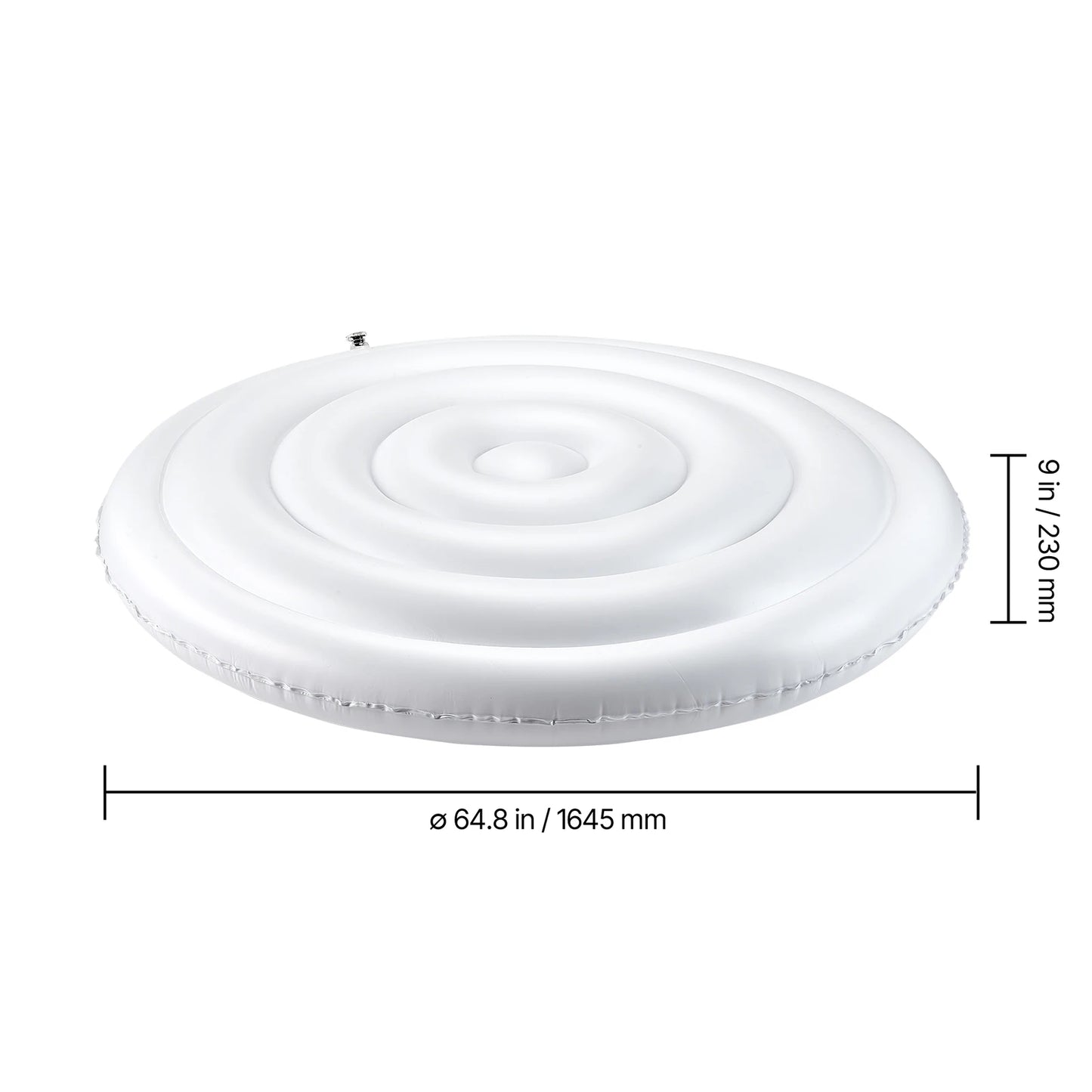 SucceBuy Inflatable Hot Tub Cover 4.5/5.4Ft Round Hot Tub Cover Protector Insulated Spa Covers for Inflatable Hottub for Outdoor