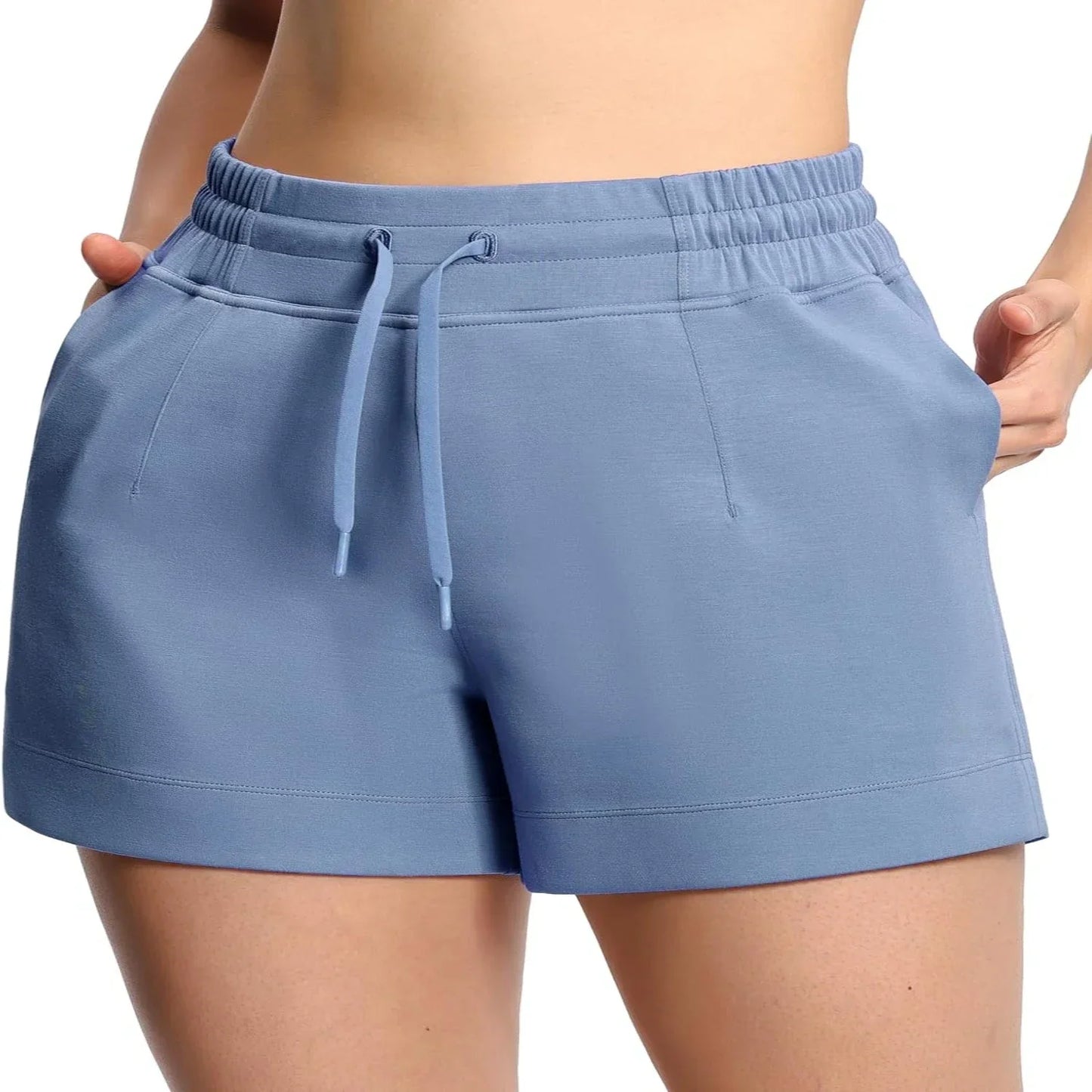 Luxurious, Sophisticated, and Versatile High-Waisted Drawstring Shorts - Effortlessly Elegant and Fashion-Forward Must-Have for