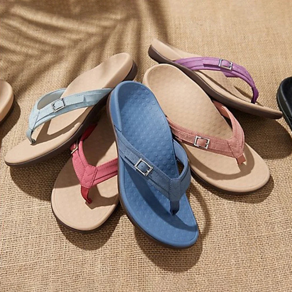 Summer Slippers for Women Fashion Cool Comfortable Lightweight Flat Flip Flops Non-Slip Outdoor Beach Slippers for Ladies