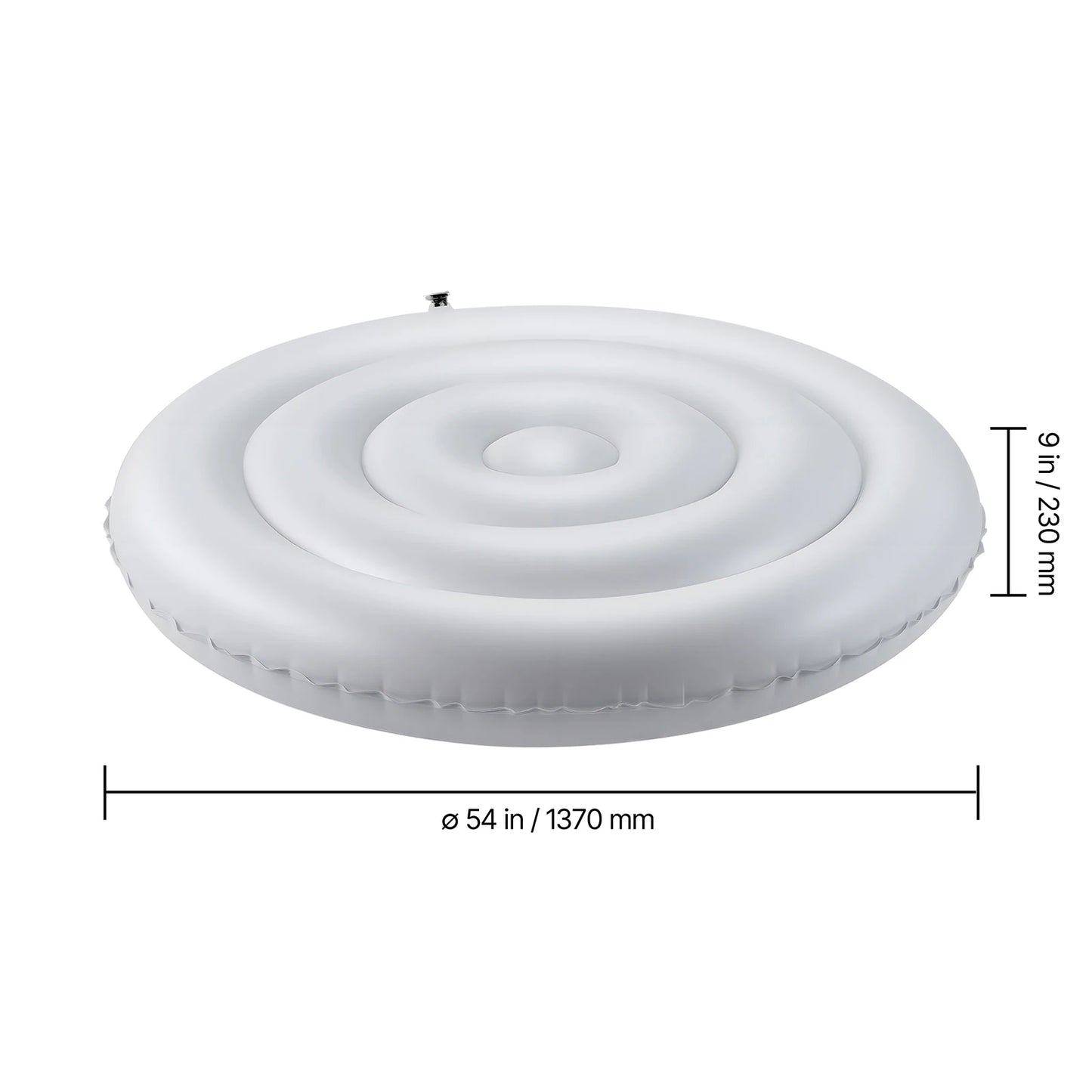 SucceBuy Inflatable Hot Tub Cover 4.5/5.4Ft Round Hot Tub Cover Protector Insulated Spa Covers for Inflatable Hottub for Outdoor