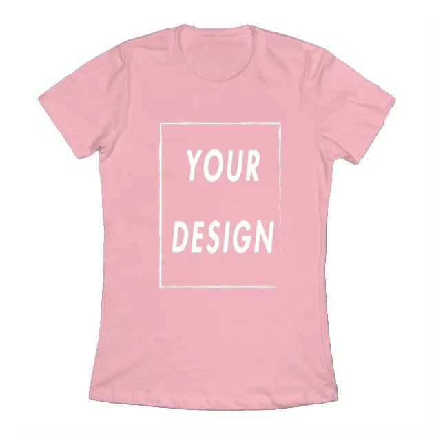 Custom Team T-Shirt for Men & Women, Personalized Front Back Print Tee, Custom Text Logo Customizable Design High Quality Casual Top
