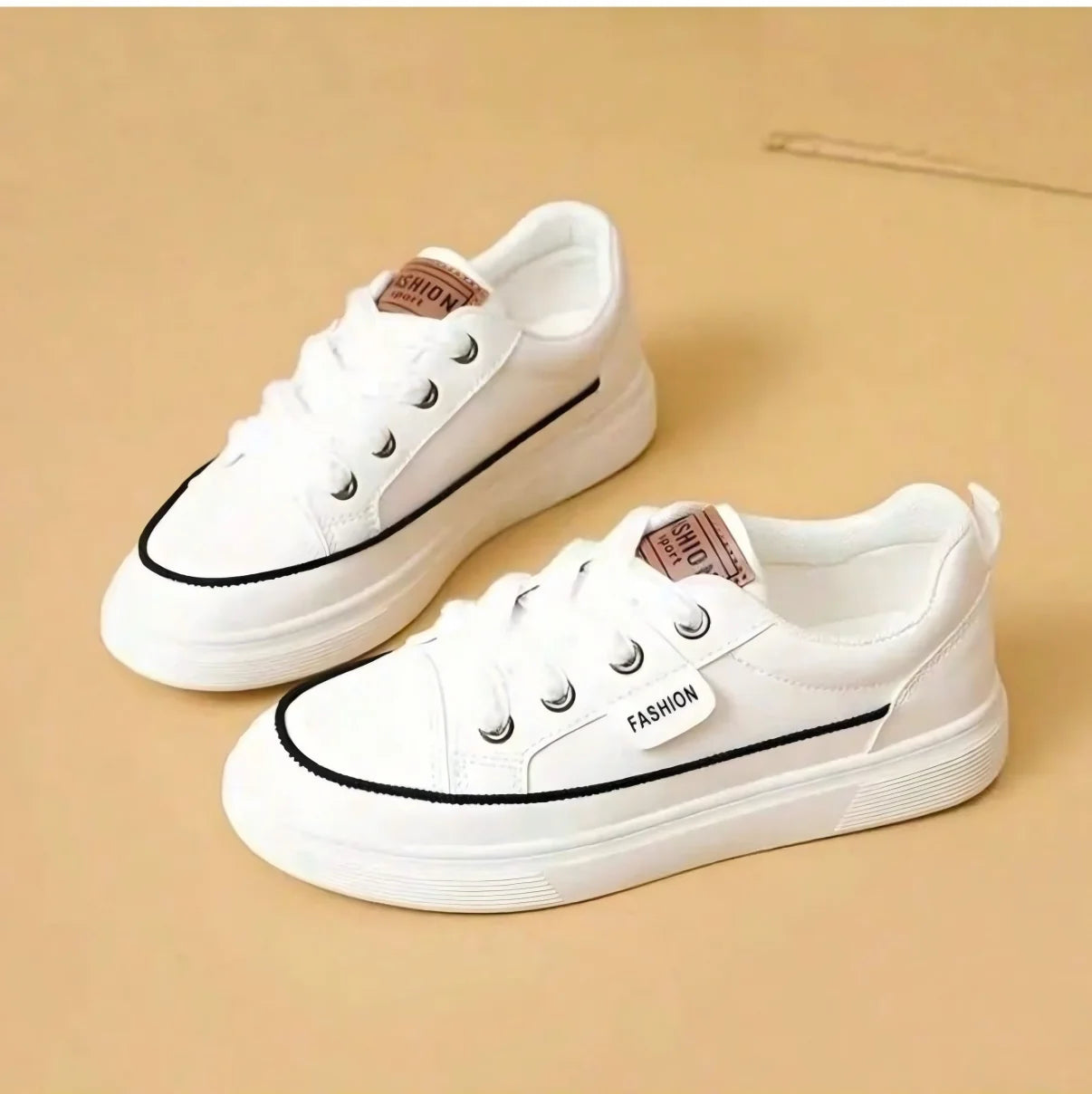 Classic Low Top Platform Sneakers Women's Canvas Casual Shoes Lightweight Comfortable Walking Shoes for Daily & School Wear