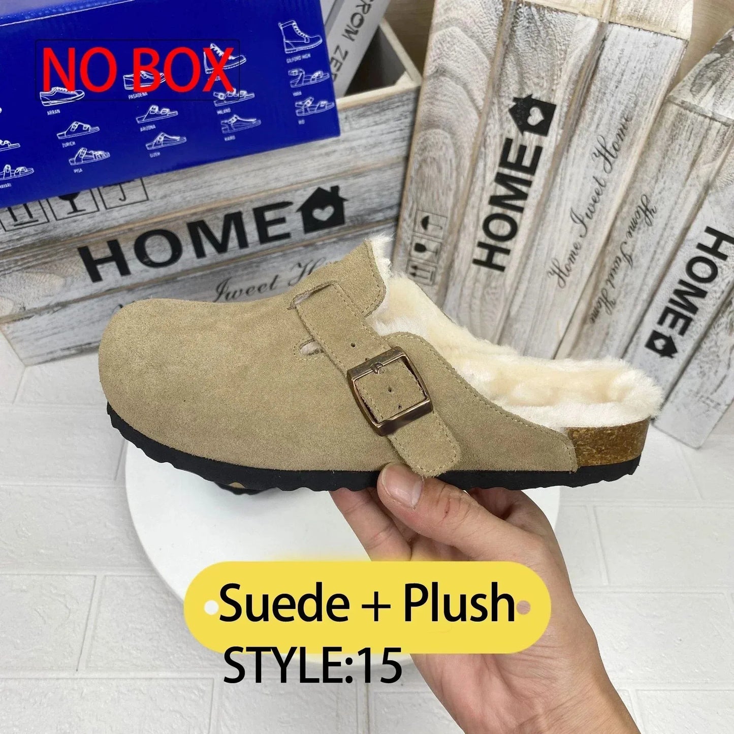 Summer Soft Footbed Suede Sandals Women And Men Fashion All-Match Couples