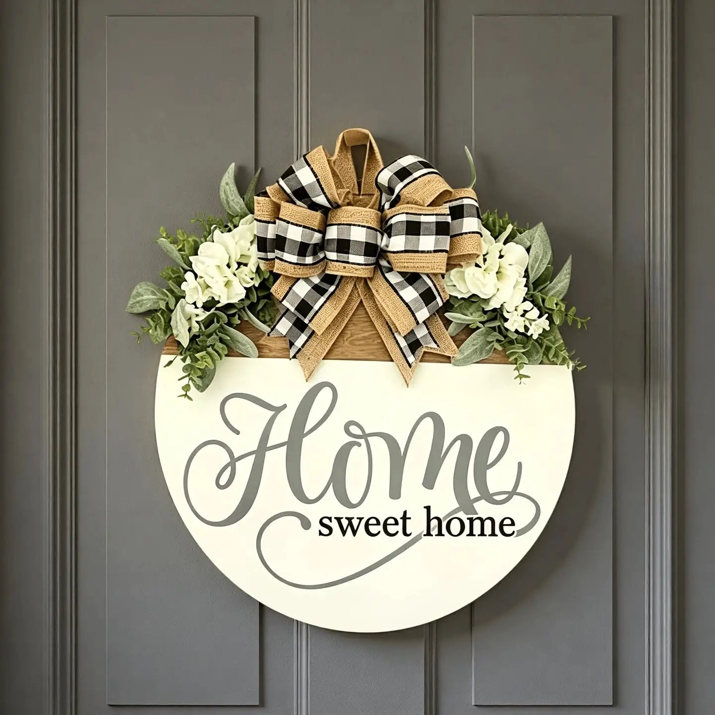 Front Door Decor |   Home Sweet Home |   Year Round Wreath |   Door Hanger |   Front Door Wreath |   Welcome Wreath |   Hanger |   Door Wreath
