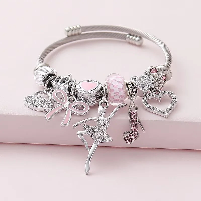 1PC Women's Fashion Trendy Bow Heart Bracelet Jewelry Accessories Suitable for Date, Party, Festival Gifts-50401
