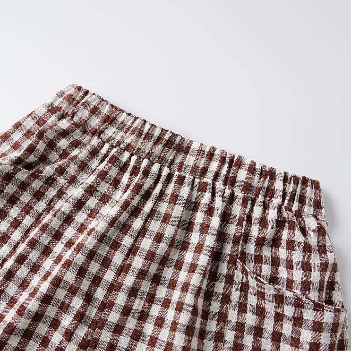 Stylish Women s Plaid Shorts for Summer - Comfortable Elastic Waist Casual Shorts with Pockets Perfect for Any Outing