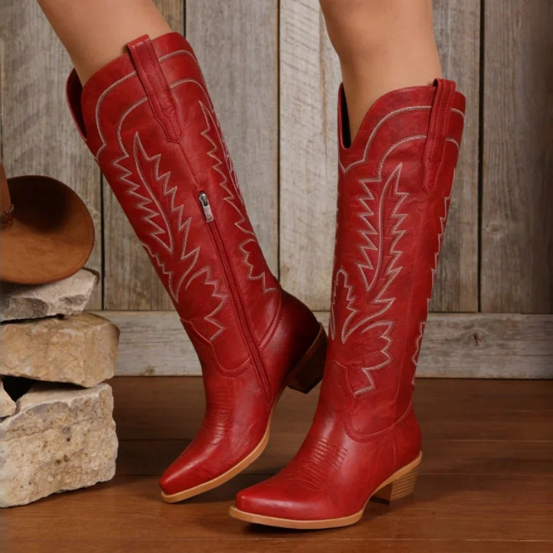 Women’s Cowboy Boots for Country Concert: Tall Western Boots for Cowgirl Outfits For Women & Combat Boots For Women Style