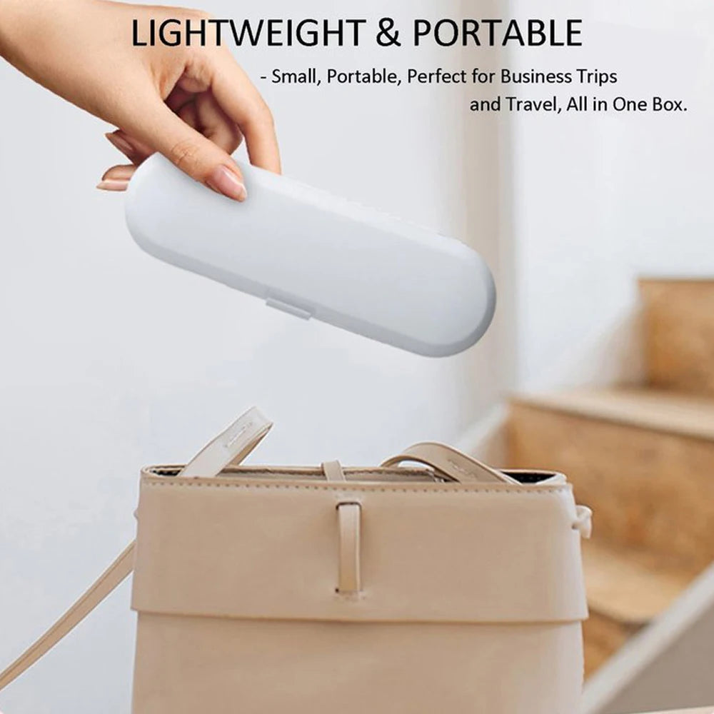 Toothbrush Travel Case Compatible with Oral B & Philips Sonicare Electric Toothbrushes, Portable Electric Toothbrush Travel Box