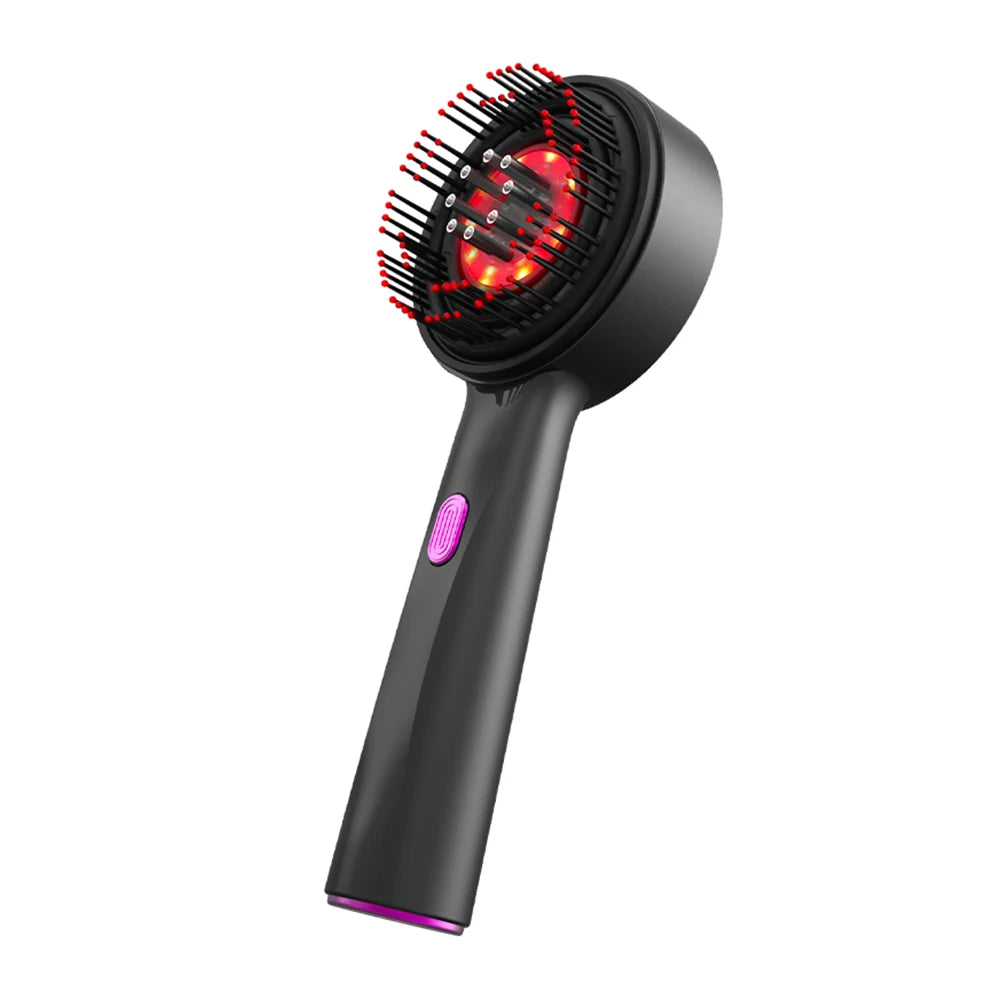 New Electric Head Massage Comb Red Light Therapy Hair Growth Anti Hair Loss Scalp Liquid Oil Applicator Hair Growth Massager