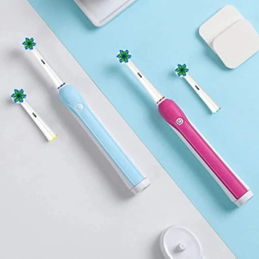Replacement Brush Heads Fit for Braun Oral b, Compatible with Oral-B Pro 1000/2000/3000/5000/6000 Smart and Genius Electric Too