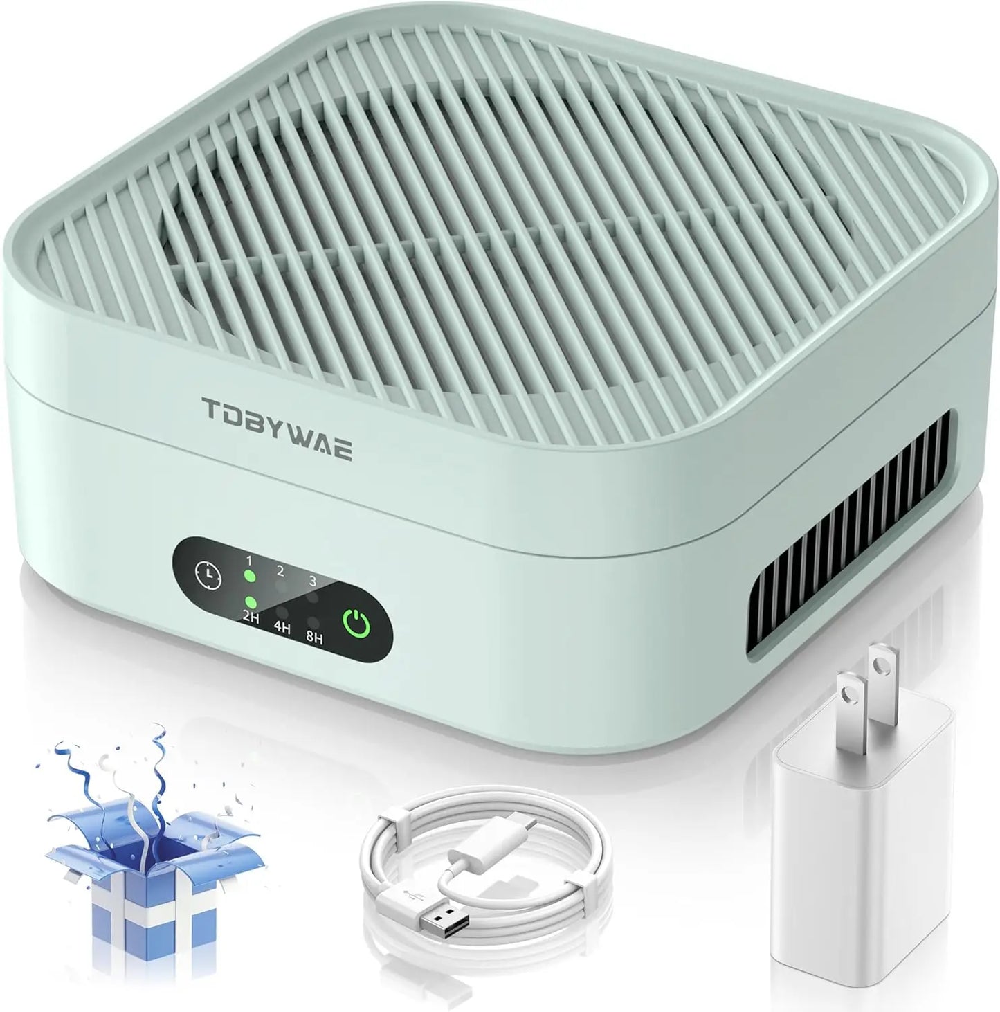 Air Purifiers for Home 600 Sq.Ft,    H13 True HEPA Air Purifier with USB Cable for Pets Dust Dander Pollen Odor Smoke, S
