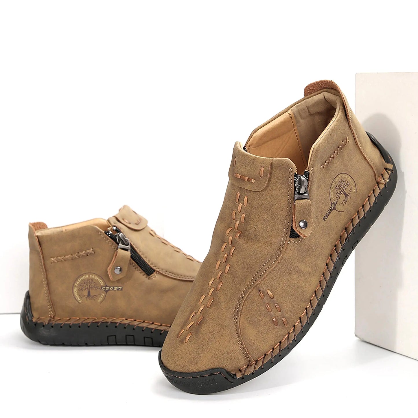 Womens Casual Shoes Ankle Boots Slip On Lightweight Loafers Mid top Walking Driving Shoes