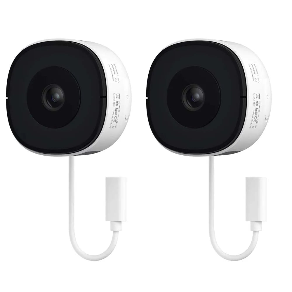 2K Window Camera WiFi Indoor Cameras For Home Security Full Color Night Vision Two-Way Audio Motion Detection