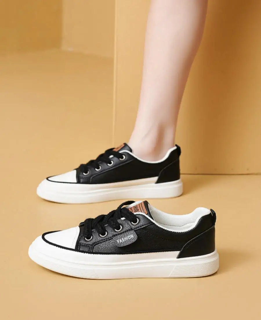 Classic Low Top Platform Sneakers Women's Canvas Casual Shoes Lightweight Comfortable Walking Shoes for Daily & School Wear