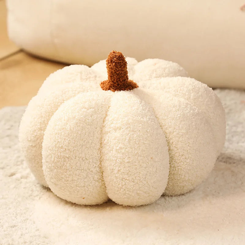 Cute Pumpkin Plush Throw Pillow Super Soft Waist Cushion Window Seat Pad Halloween Pumpkin Decor 15-35cm