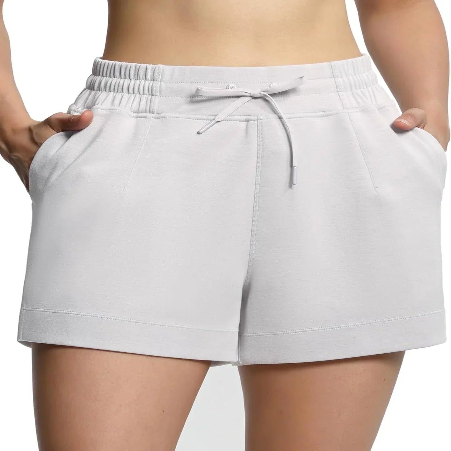 Luxurious, Sophisticated, and Versatile High-Waisted Drawstring Shorts - Effortlessly Elegant and Fashion-Forward Must-Have for