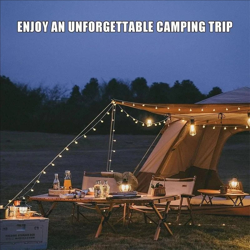 Solar Powered Portable Lamp LED Bulbs USB Charging Solar Light Waterproof Flashlight Night Light Essential for Outdoor Camping