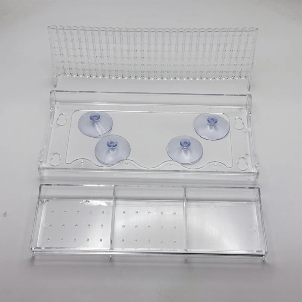 Window Mounted Feeder with Strong Suction Cups Bird Food Feeding House Acrylic Hanging Birdhouse Feeder for Outside Garden Yard