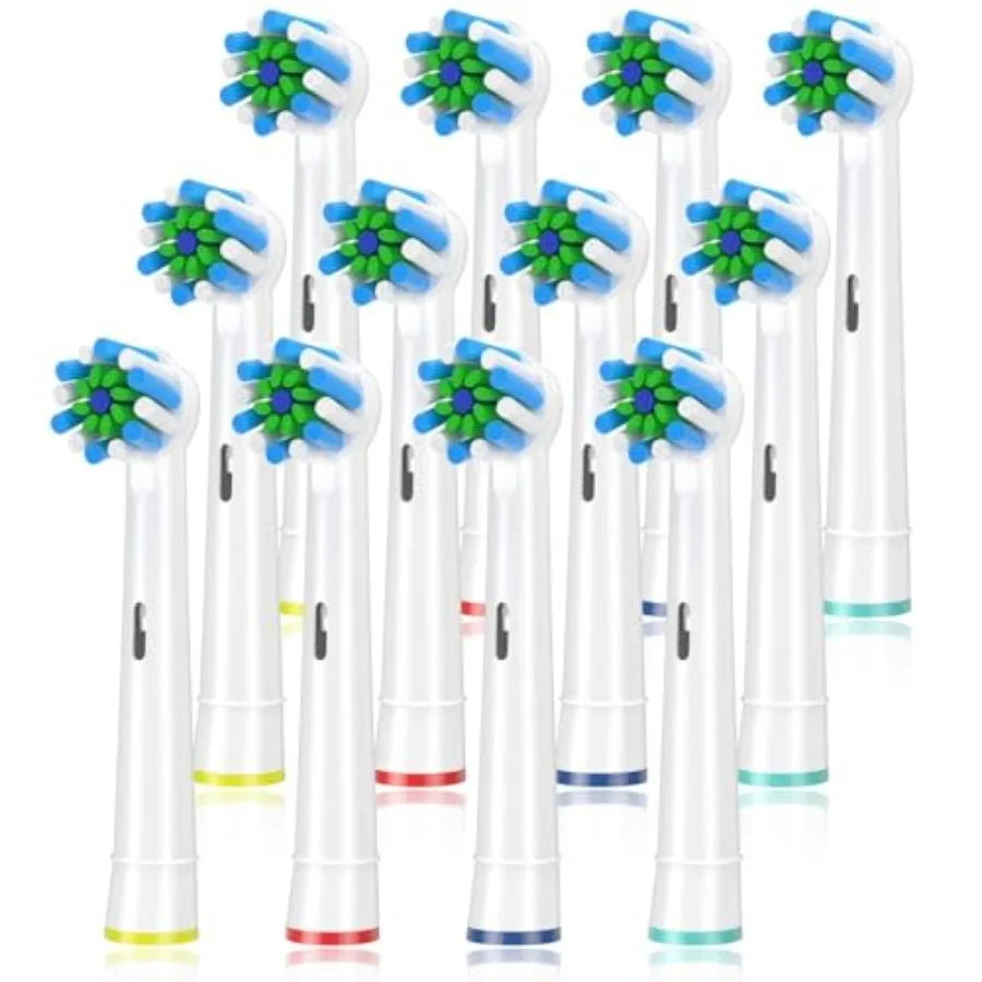 Replacement Brush Heads Fit for Braun Oral b, Compatible with Oral-B Pro 1000/2000/3000/5000/6000 Smart and Genius Electric Too